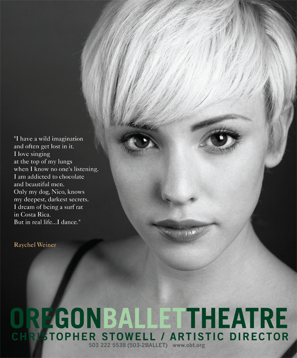 Oregon Ballet Ad Raychel